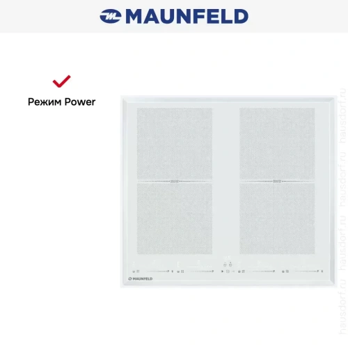 Индукционная варочная панель Maunfeld CVI594SF2WH LUX фото 8