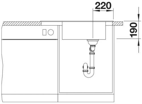 Мойка BLANCO ELON XL 6 S мягкий белый, клапан-автомат фото 5