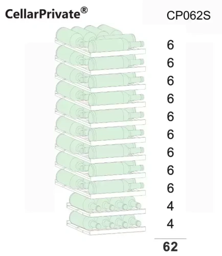 Винный шкаф CellarPrivate CP062S фото 9