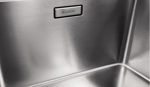 Мойка BLANCO SOLIS 340/180-U нержавеющая сталь, чаша справа фото 4