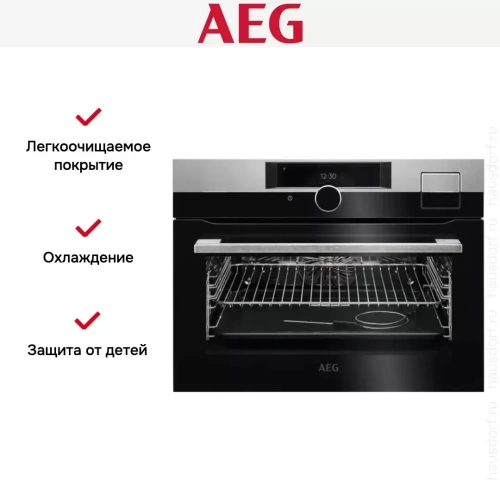 Компактный духовой шкаф AEG KSK998290M фото 10