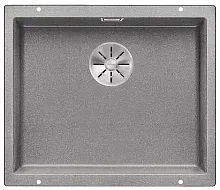 Мойка Blanco SUBLINE 500-U SILGRANIT отводная арматура InFino® алюметаллик