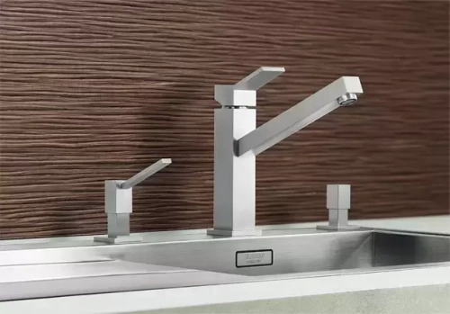 Смеситель Blanco Quadris нержавеющая сталь матовая фото 4