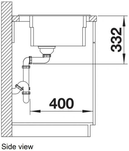 Мойка BLANCO ETAGON 6 Silgranit темная скала фото 6