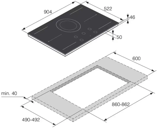 Индукционная варочная панель Asko HID945MC фото 8