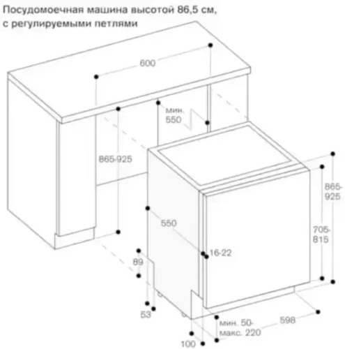 Встраиваемая посудомоечная машина Gaggenau DF271160F фото 2 Встраиваемая посудомоечная машина Gaggenau DF271160F фото 2