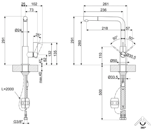 Смеситель Smeg MD22CUX фото 3