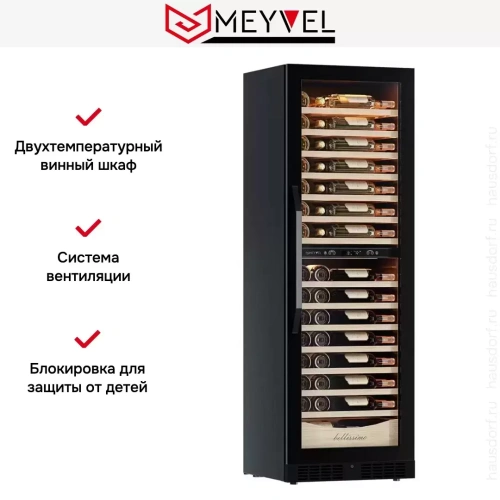 Винный шкаф Meyvel MV110-KBT2 (Slim) фото 24