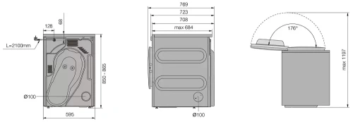 Профессиональная сушильная машина Asko TDC1485VB.T фото 9