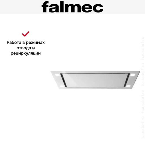 Встраиваемая вытяжка Falmec Design+ Sirio 90 White фото 7