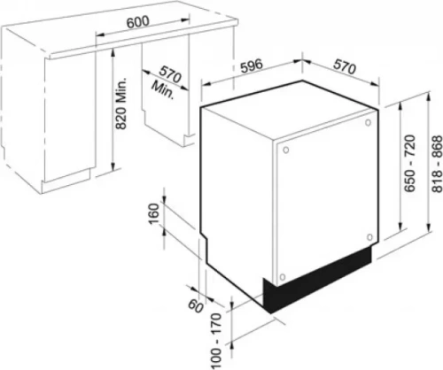 Встраиваемая посудомоечная машина Franke FDW 613 DTS A+++ фото 2