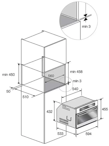 Духовой шкаф Fulgor Milano FCO 4512 TM WH фото 4
