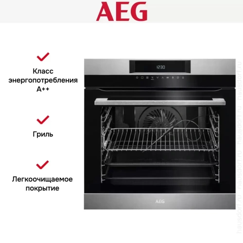 Духовой шкаф AEG BPK642120M фото 8