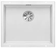 Мойка Blanco SUBLINE 500-U SILGRANIT отводная арматура InFino® белый
