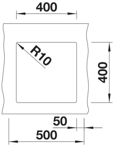Мойка BLANCO SUBLINE 400-U Silgranit вулканический серый фото 6