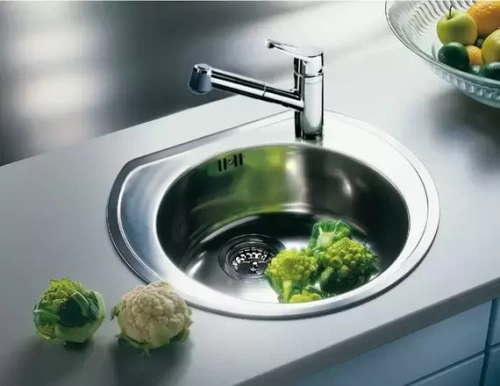 Мойка Blanco Rondoval нержавеющая сталь полированная фото 3