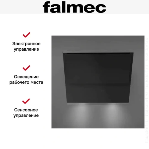 Наклонная вытяжка Falmec VERSO 85 BLACK фото 4