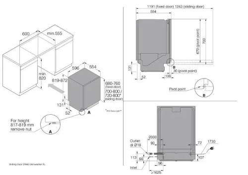 Встраиваемая посудомоечная машина Asko DFI545V фото 4