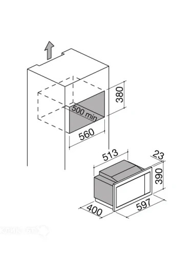 Микроволновая печь Barazza 1MOI фото 2