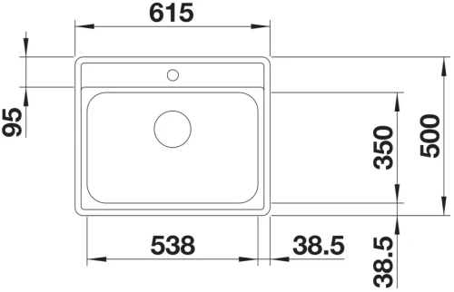 Мойка BLANCO LEMIS 6-IF нержавеющая сталь фото 3
