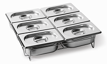 Набор GASTRONORM для паровых шкафов (нерж.сталь) Fulgor Milano GASTRO BOX 6 SET