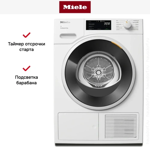 Сушильная машина Miele TWC640WP White Edition фото 11