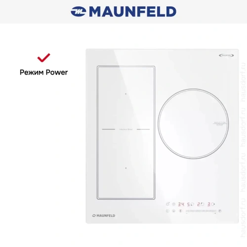 Индукционная варочная панель Maunfeld CVI453SBWH Inverter фото 9