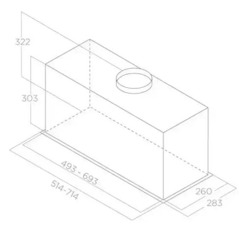 Встраиваемая вытяжка Elica LANE SENSOR BL MAT/A/72 фото 2
