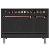 Кухонный блок ILVE P12FDQNE3/MGP матовый графит (фурн. медь)