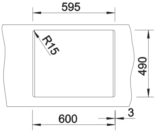 Мойка BLANCO DALAGO 6 Silgranit черный, клапан-автомат фото 4