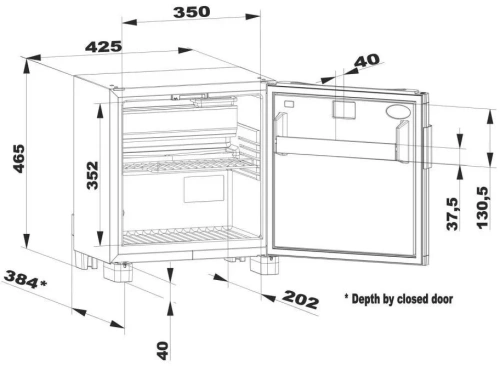 Минибар Dometic RH 423 LDA фото 9