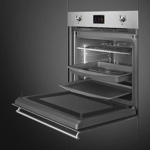 Духовой шкаф с паром Smeg SO6303APX фото 8