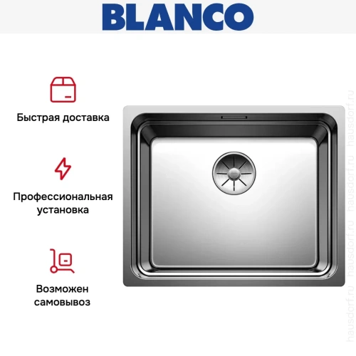 Мойка BLANCO ETAGON 500-IF/A нержавеющая сталь фото 12