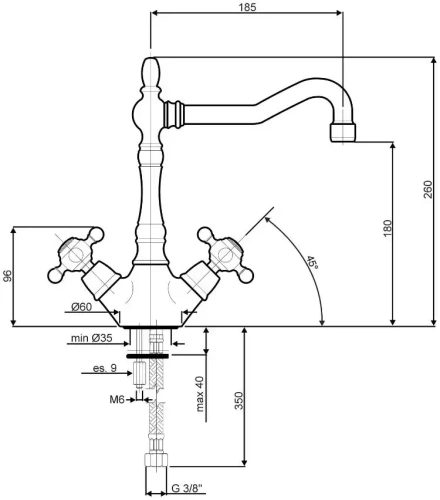 Смеситель Smeg MIR8O фото 2