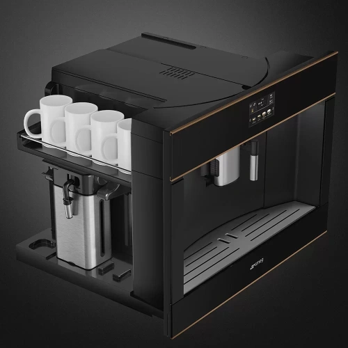 Встраиваемая автоматическая кофемашина Smeg CMS4604NR фото 10