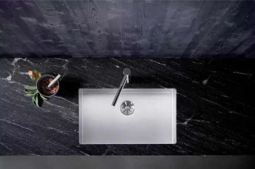 Мойка Blanco ZEROX 700-U Durinox® отводная арматура InFino® нержавеющая сталь фото 3