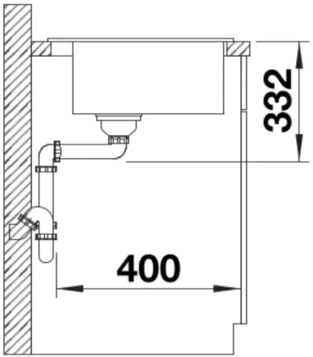 Мойка BLANCO NAYA 5 Silgranit кофе фото 4