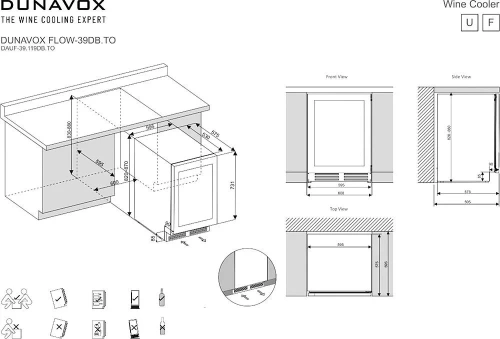 Винный шкаф Dunavox DAUF-39.119DOP.TO фото 5
