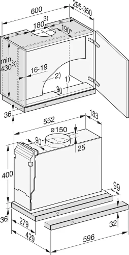 Встраиваемая вытяжка Miele DAS 4630 OBSW фото 6