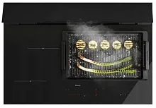 Варочная панель с вытяжкой Falmec BRERA 75 VETRO NERO