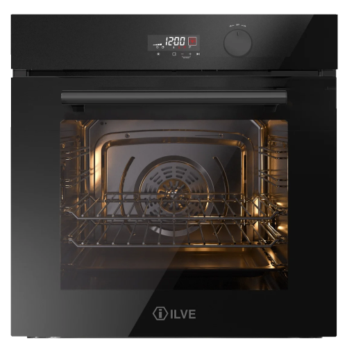 Духовой шкаф ILVE OV601GL3/BK глянцевый черный (фурн. матовый черный)
