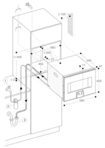 Комбинированный духовой шкаф-пароконвектомат Gaggenau BS470112 фото 2