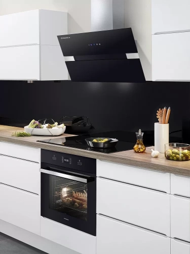 Вытяжка Maunfeld MERSEY 90 Inox Glass Black фото 2
