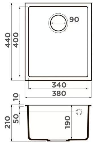 Мойка Omoikiri BOSEN 38-U SA фото 6