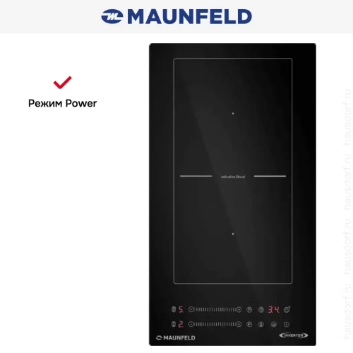 Индукционная варочная панель Maunfeld CVI292S2BBK Inverter фото 8